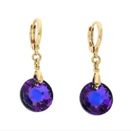 62304 Kolczyki 18K pozłacane 33/12 VITRAIL CRYSTAL Swarovski
