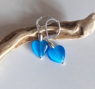 KOLCZYKI z KWARCEM KOCIE OKO - srebro 925