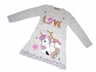 SUKIENKA TUNIKA JEDNOROŻEC UNICORN R.134 (8-9 LAT)