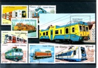 A52398)Kolejnictwo: Guinea-Bissau 1033 - 1039 gest. + Bl 276 gest.
