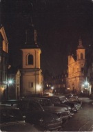 WARSZAWA - ULICA FRETA - KOŚCIÓŁ - SKODA 1000 MB - WARTBURG - SYRENA