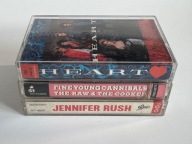 3x Kaseta JENNIFER RUSH FINE YOUNG CANNIBALS HEART lata 80te PAKIET Zestaw