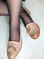 Mokasyny damskie z frędzlami 41