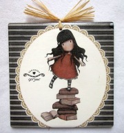 Robótkownia Kafelek obrazek Dziewczynka Santoro