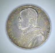 WATYKAN, PIUS XI, 10 LIRÓW 1935r. Ag 11