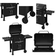 GRILL WĘGLOWY OGRODOWY ŻELIWNY DUŻY RUSZT EMALIOWANY PREMIUM EMBER CH2