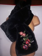 Etola kołnierz Szalik szal ciepły futro jak nowe