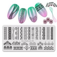 BBB XL-069 Płytka blaszka do stempli do paznokci