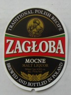 ETYKIETA PIWO ZAGŁOBA MOCNE BROWAR SULIMAR PIOTRKÓW TRYBUNALSKI
