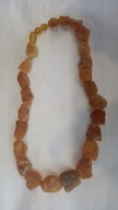 Naszyjnik z Bursztynu surowego - bryłki