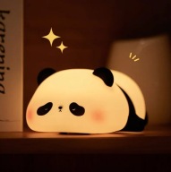 Lampka Nocna Panda Silikonowa