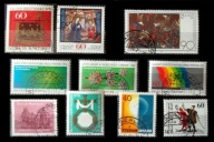 Niemcy (RFN) - Zestaw 10 szt. kas. kpl. z 1979 r.