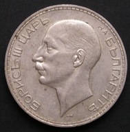 Bułgaria 100 lewa 1937 - car Borys III - srebro