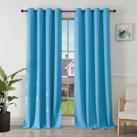 Zasłony Zaciemniające 140 x 245 cm 2 szt. Niebieskie Joydeco