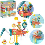 ZABAWKA DO KĄPIELI WANNY PRYSZNIC FONTANNA PRZELEWOWA KUBECZKI KOŁOWROTEK