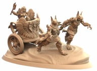 Tomb Queens Dark Sun Chariot Pinup D&D RPG Druk 3D NSFW