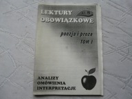 LEKTURY OBOWIĄZKOWE KLASA 8 POEZJA I PROZA TOM 1