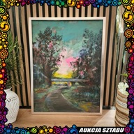 „Droga na mostek” - Kamil Jarosz – Oryginalny Obraz 81 × 61 cm