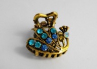 KLAMRA DO WŁOSÓW KAMIENIE MOSIĄDZ