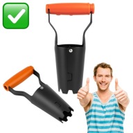 SADZARKA OGRODOWA METALOWA DO CEBULI ZIEMNIAKÓW WARZYW KWIATÓW 23×11,5cm