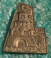 ODZNAKA VIII ZLOT TURYSTY ZZTD LUBLIN - 25 LAT PRL 1969