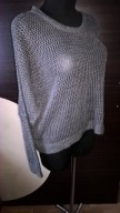 Sweterek ażurowy damski, młodzieżowy -rozmiar duży 46