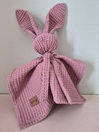 Przytulanka króliczek naturalna różowa