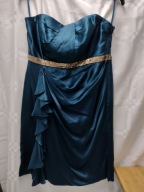 MONSOON Sukienka z cekinami roz 44/16 JEDWAB jak NOWA