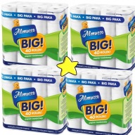 Papier toaletowy 3 warstwowy celuloza Almusso BIG 160 ROLEK BIAŁY