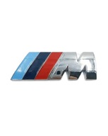 CHROMOWANY EMBLEMAT 3D M PAKIET – NAKLEJKA SAMOCHODOWA DO BMW LOGO TUNING