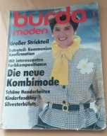 Burda moden 1 styczeń 1985 -unikat - wykroje