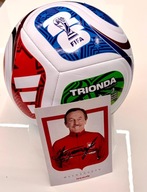 Trionda- Piłka Mistrzostw Świata FIFA WORLD CUP 26 z podpisem J.Młynarczyka