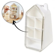 Organizer Biurowy Przybornik Domek na Biurko Szkatułka XXL Biały DESIGN Dom