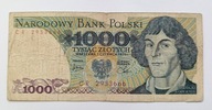 1000 ZŁOTYCH 1979 seria CR 293...