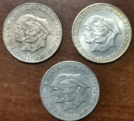 28. Polska 200 złotych, 1975r. żołnierze x 3, SREBRO Ag