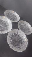 Zestaw 4 szt Miseczki Kosta Lydia Full Lead Cristal Jonasson vintage design