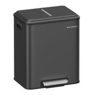 Kosz na śmieci Songmics 30 l 2 -komorowy stylowy nowoczesny modern