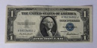 banknot 1 dolar 1935F Silver Certificate USA blok AJ
