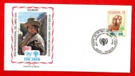 Ekwador / Koperta FDC / 1841 ( Międzynarodowy Rok Dziecka ) 1979 r.