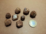 ŚWIETNY Granat Grossular var. HESSONIT - Vápenná, Czechy - 1szt.