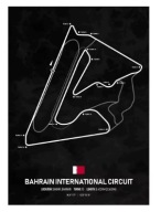 Plakat „Racing Tracks” – Minimalistyczny Plakat Torów Wyścigowych