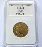 2 ZŁOTE 2005 PUCHACZ / MS68 PCG