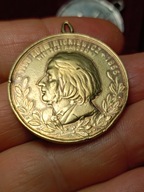 POLSKA POD ZABORAM 1890 R. A. MICKIEWICZ MEDAL POZŁACANY