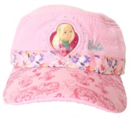 OCIEPLANA CZAPKA z DASZKIEM i NAUSZNIKAMI MOTYW BARDBIE dla DZIEWCZNYNKI Ró