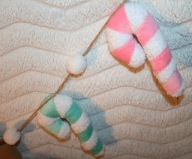 LASKA CUKROWA GIRLANDA CANDY CANE SUPER DEKORACJA! STYLOWA I MODNA