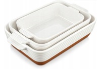 DC06 MALACASA TARA Zestaw 3 Naczyń do Pieczenia Ceramicznych
