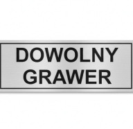 Tabliczka na drzwi laminat grawerski 20x8 cm dowolny grawer twój tekst
