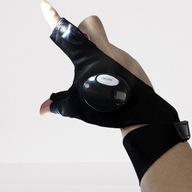 RĘKAWICZKI Z WBUDOWANĄ LATARKĄ LED USB – AKUMULATOROWE 1 PARA