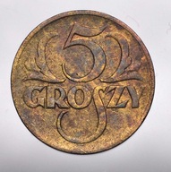 II RP, 5 GROSZY 1923 - ŁADNE