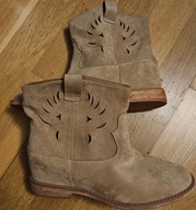 Nowe Botki beżowe Bella Paris r.41